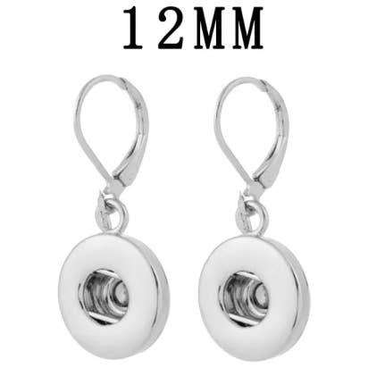 Earrings - 12mm Snap Earrings coordinate with Petite Snaps for wholesale by Say It in A Snap Jewelry