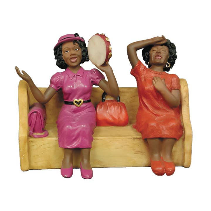 16099: African American Church Pew: Hallelujah! 4x6" for wholesale by Positive Image Gifts