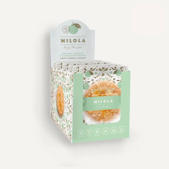Orange, Cardamom and Almond Cookie (Gluten-free, Dairy-free) for wholesale by MILOLA GLUTEN FREE