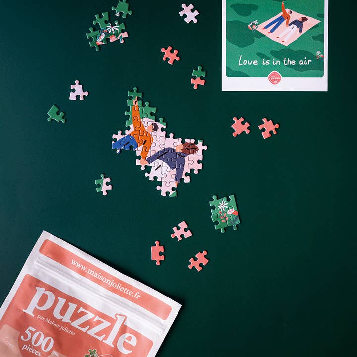 Maison Joliette - Wholesale Puzzle - Adult - Love is in the air 500 piece jigsaw puzzle8