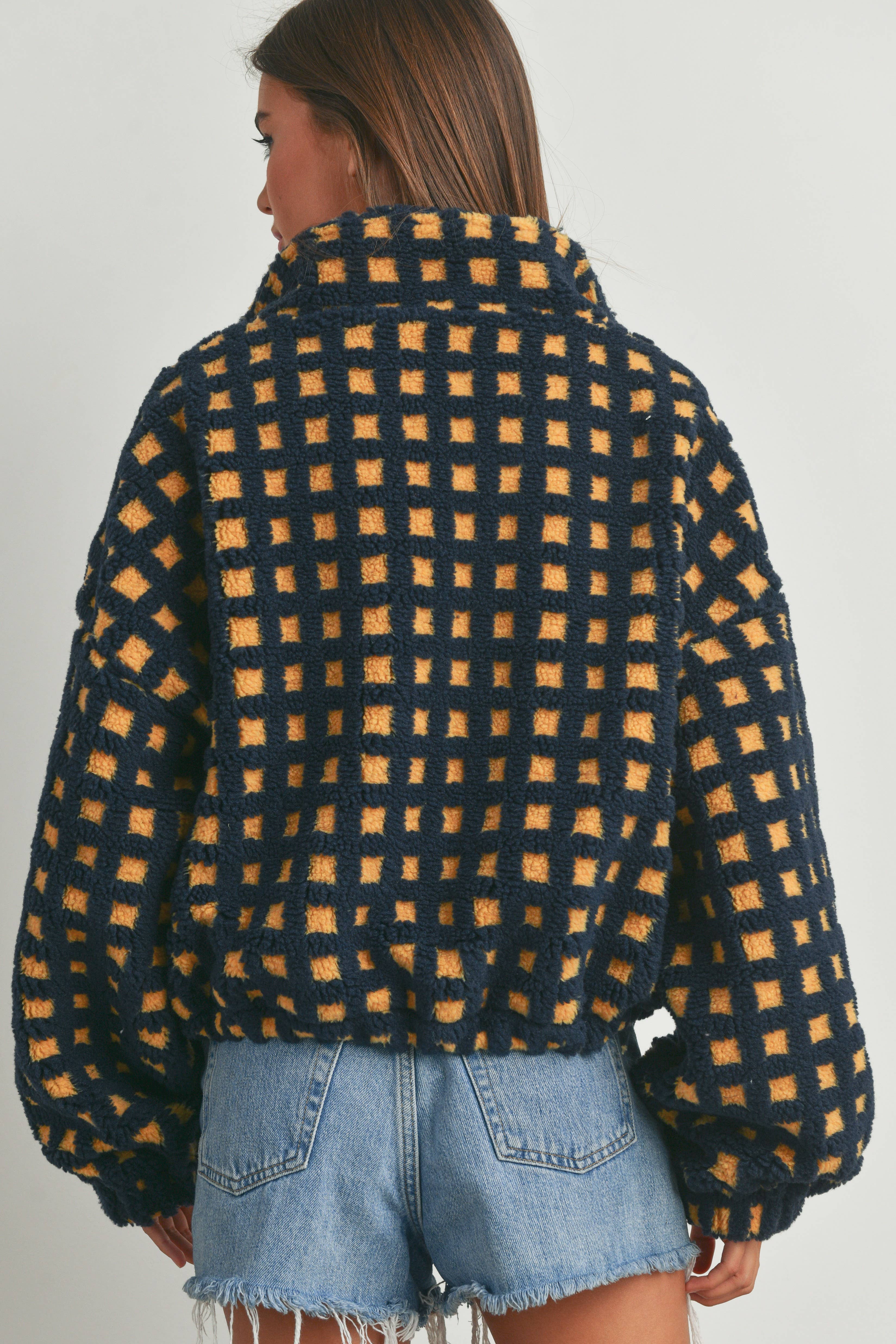 BUTTERMELON - Wholesale Jas - Dames - Fuzzy Sherpa-jas - BMJ72545