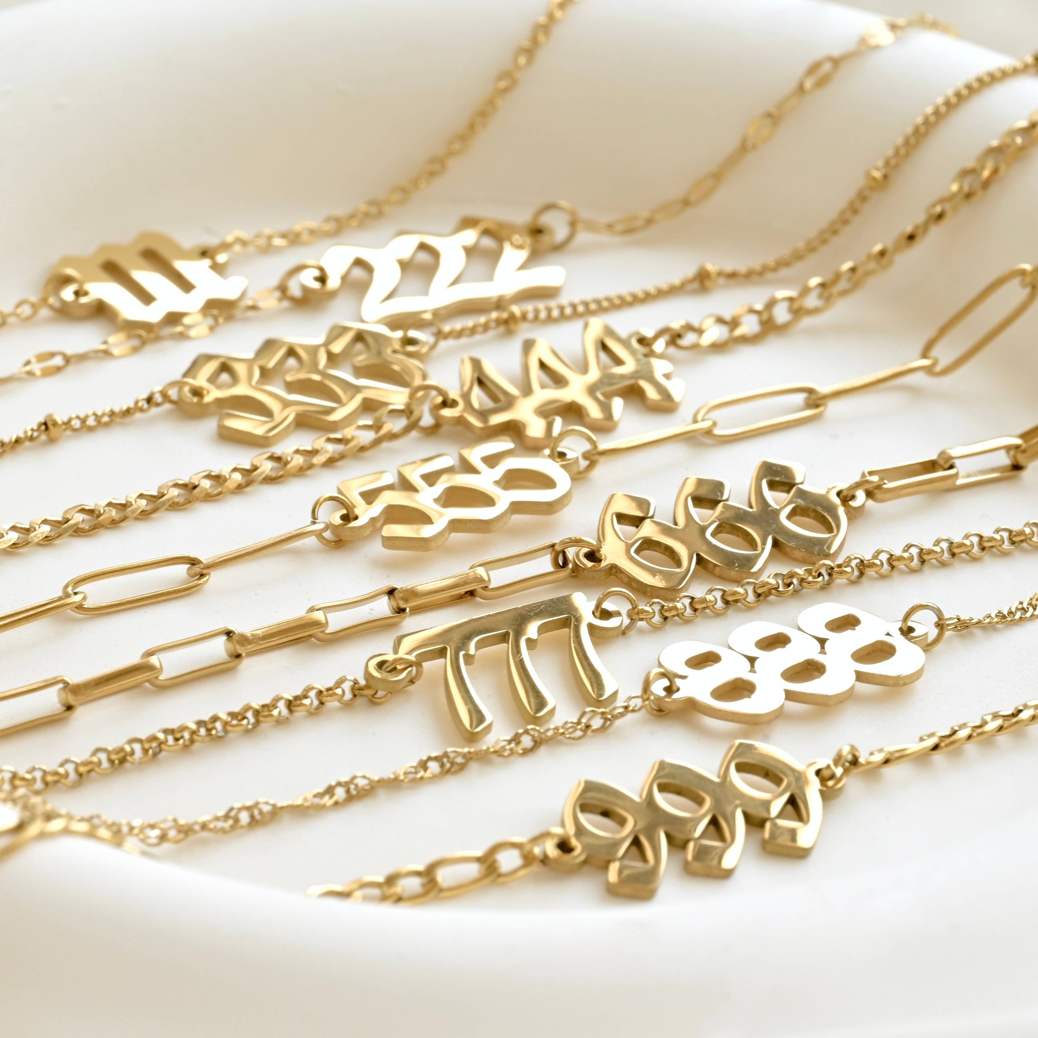 Blueyejewelry - Wholesale Pendant/Charm Necklace - Angel Number Necklace - Tarnish-free Lucky Number Necklace4