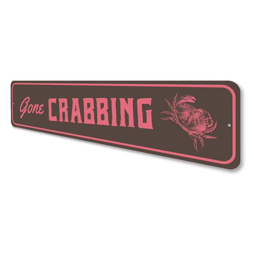 Lizton Sign Shop, Inc – wholesale Sign – Gone Crabbing Sign3