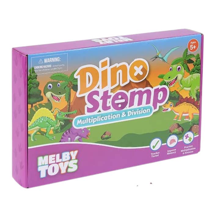 Dino Stomp - Multiplication and Division for wholesale by Barnacle Toys