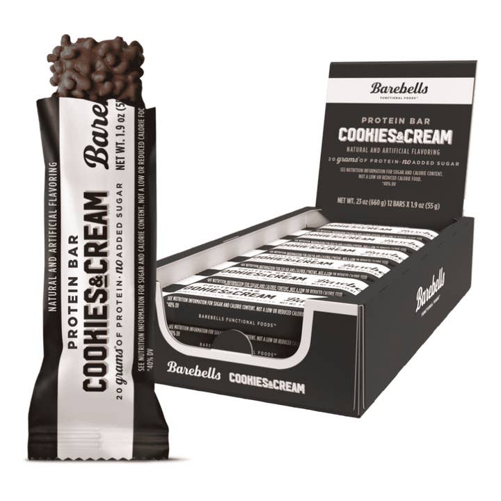 L&F Universal Goods - Wholesale Snack Bar - Barebells Protein Bar - 12 Pk - 1.9 Oz - Cookies & Cream