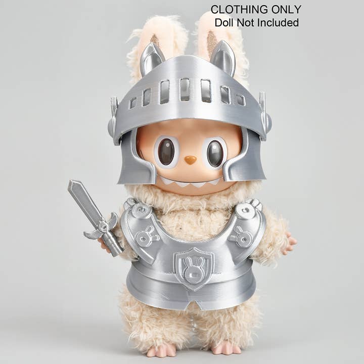 Solo abito armatura cavaliere LABUBU per la vendita all'ingrosso da parte di Girly