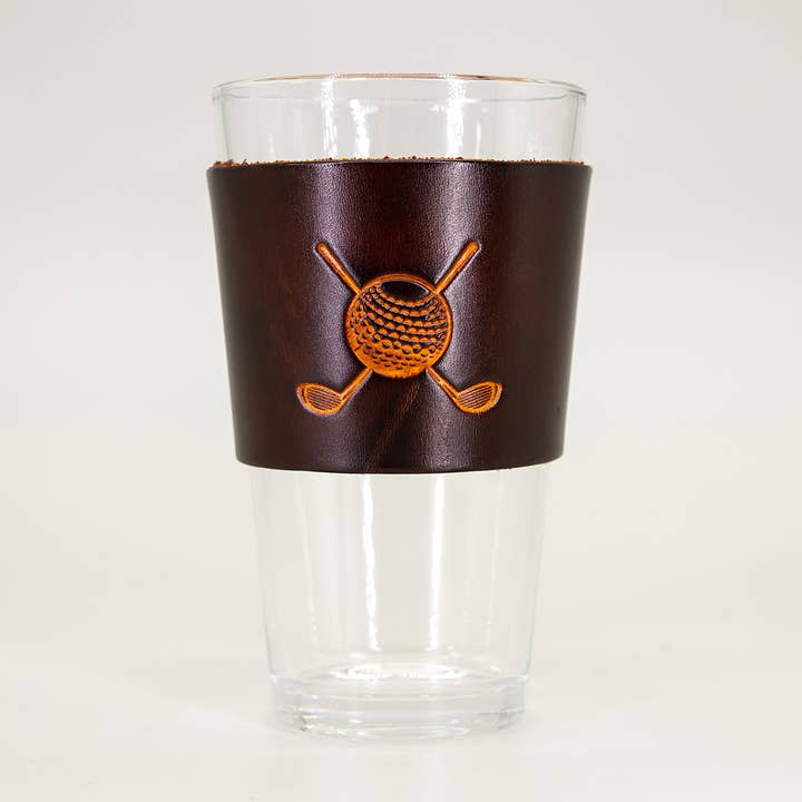 Leren Pintglas - Golf voor wholesale door Lindy Leather