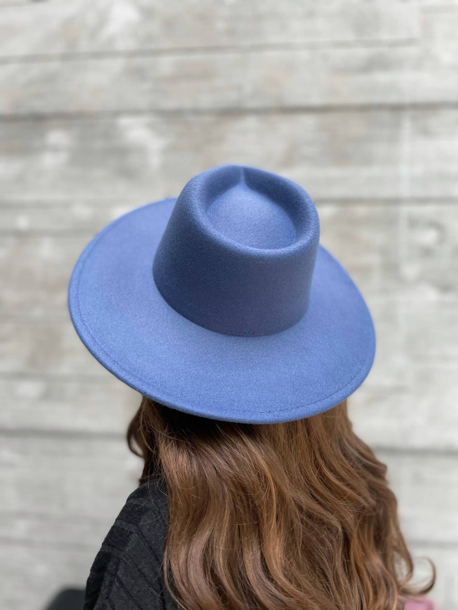 Love and Thyme – wholesale Fedora – Women’s – ALL COLOR RESTOCK , Vegan Felt wide Brim Rancher Hat6