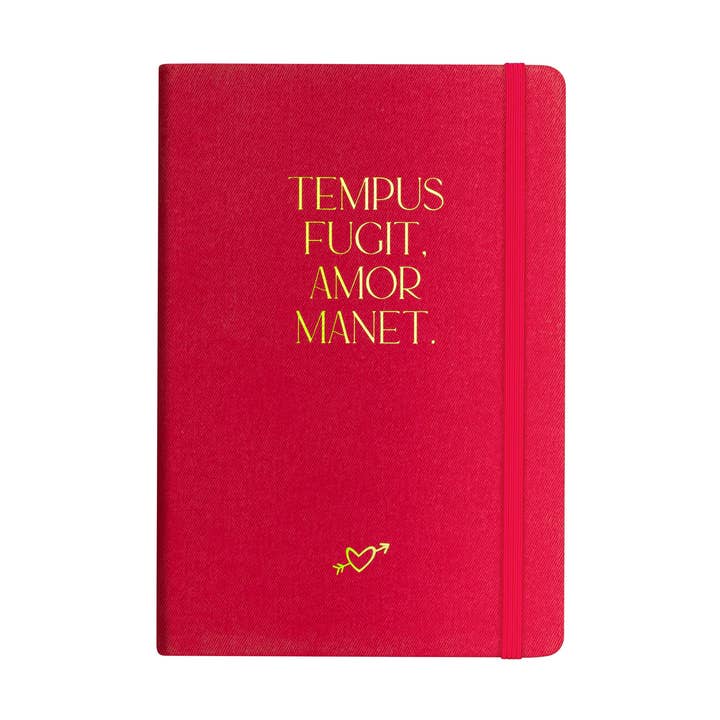 Real Passionates - Wholesale Notebook - Notebook "Amor Manet" | A5, red/gold0