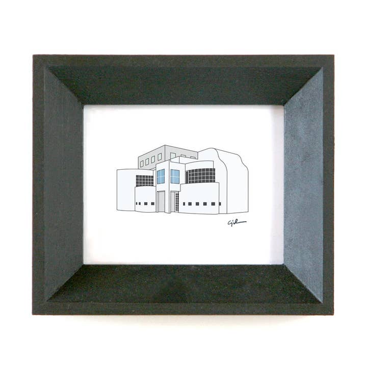 Des Moines Art Center | IA Print for wholesale by United Goods