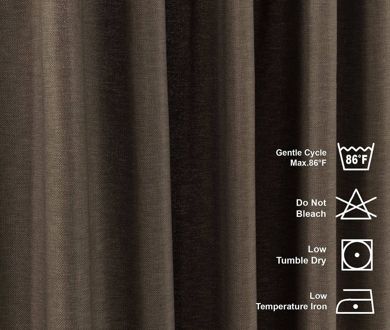 Bes Home Design - Wholesale Curtain - Extra Long Faux Linen Decorative  Custom Size Curtain9