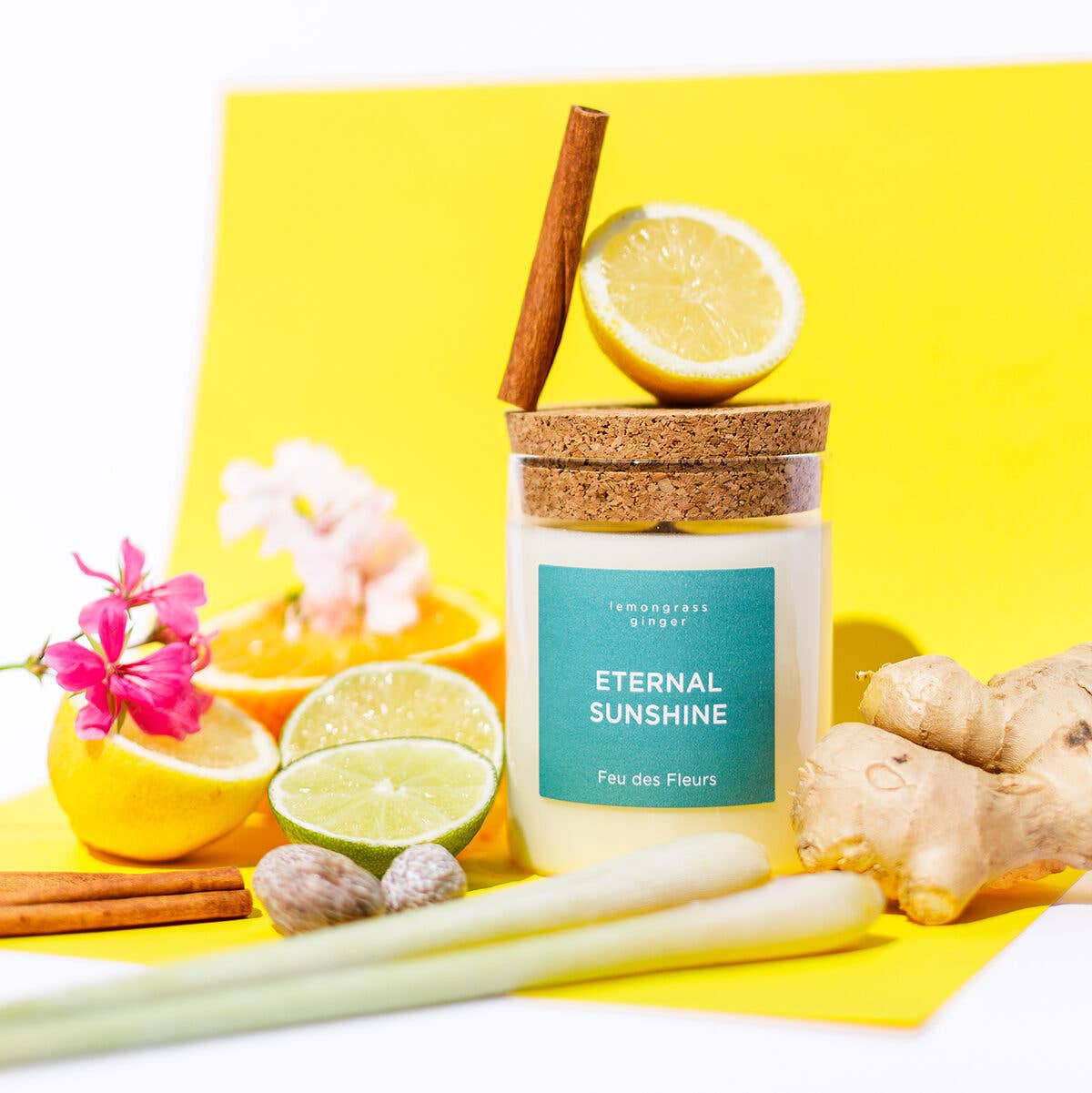 Feu des Fleurs - Wholesale Jar/Filled Candle - Candle Eternal Sunshine - 50gr1