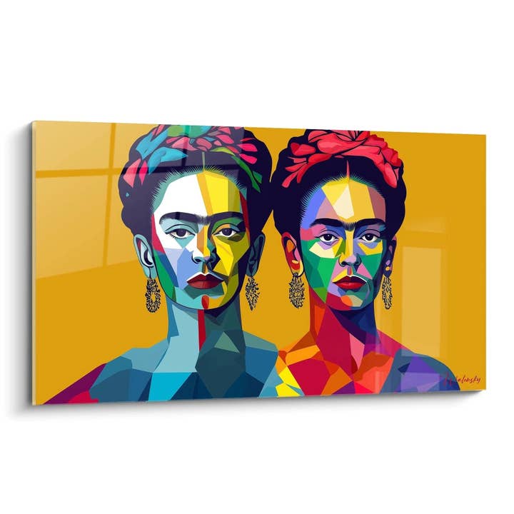 Tabel inspireret af De To Fridaer af Frida Kahlo nr. 2 – Hyldest til Berømt Kunstner for engroshandel hos Walensky