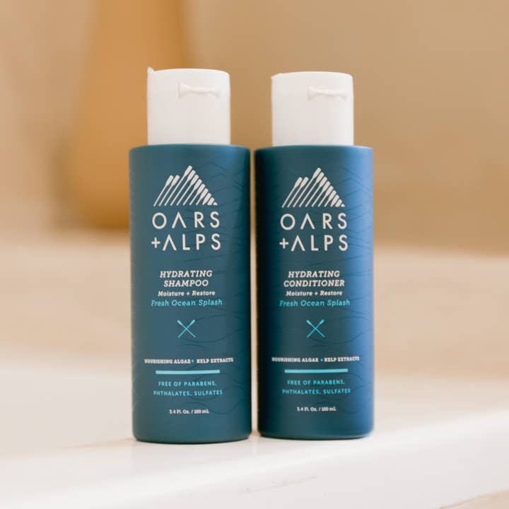 Oars + Alps - Wholesale Bath & Body Set - Men's - Hydrating Oars + Alps Men's Grooming Travel Kit TSA Friendly