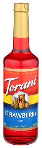 KeHE Distributors, LLC - Wholesale Flavored Syrup - Torani Strawberry Syrup, 25.4 fl oz0