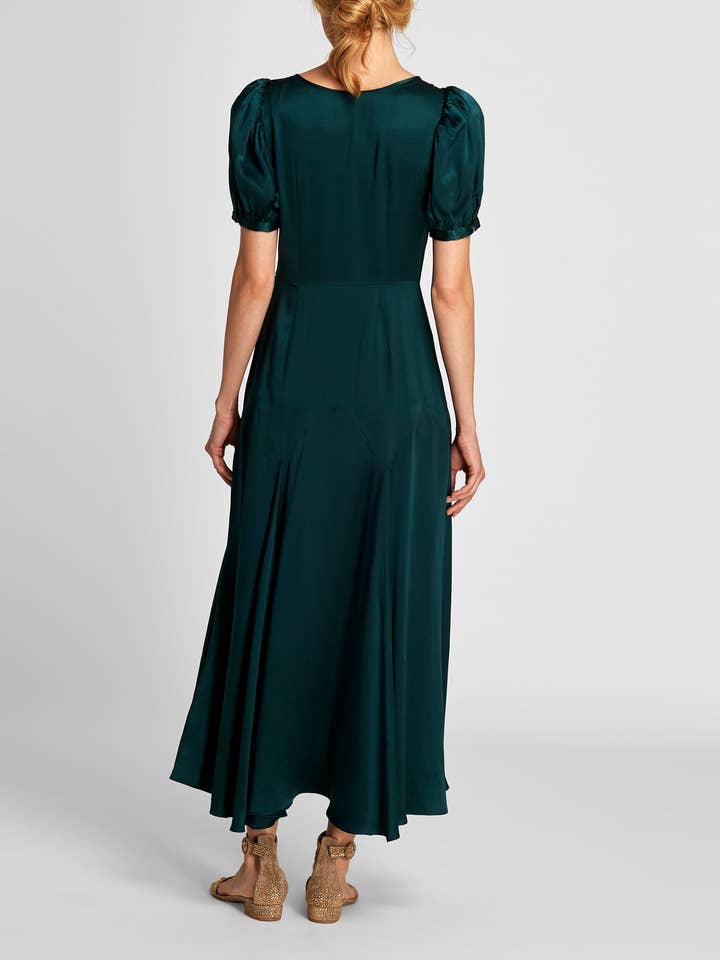The Daisy Dress | Marine Green for wholesale by Black Iris