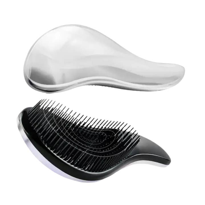 Yaz Collections - Hair Brush Silver JS0525 for wholesale by JS ORGANICS