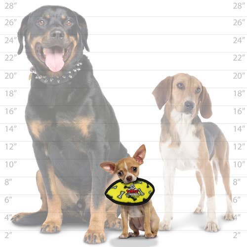 Tuffy Dog Toys - VIP Products - Wholesale Pet Toy - Dog - Tuffy Jr Odd Ball - Yellow Bone, Tough, Durable Dog Toy4