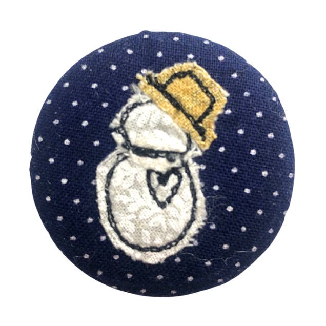 Snowman Button Interchangeable Magnet for wholesale by Switch Stitch