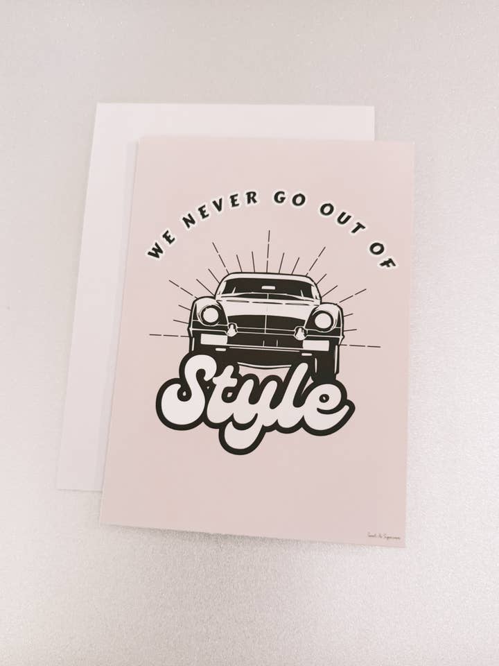 Style Greeting Card for wholesale by Frederick Made