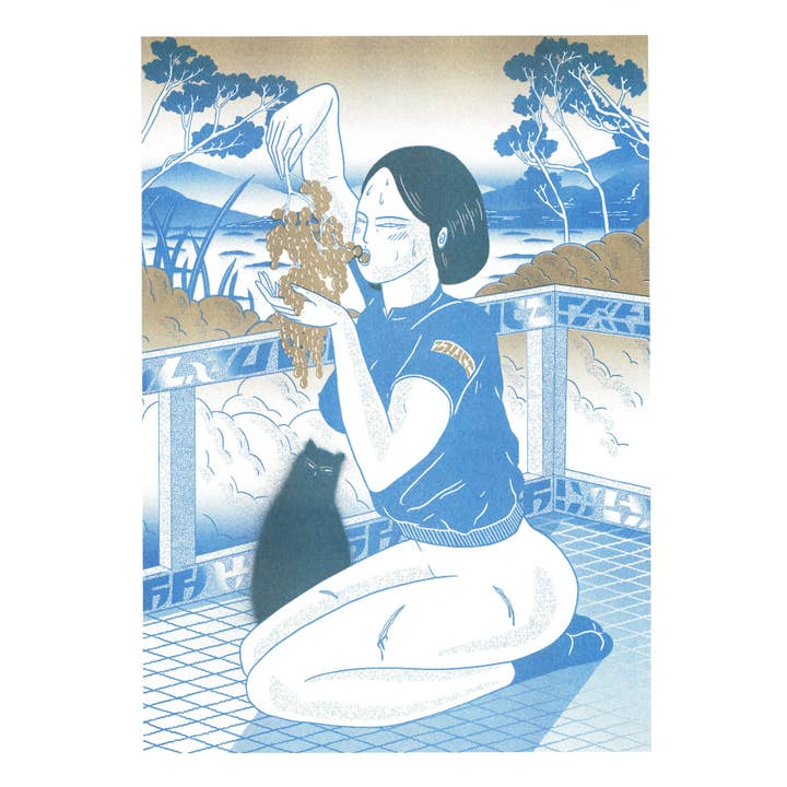 KIBLIND Atelier - Vente Poster - Affiche A3 - Hélène Jeudy - Chef1