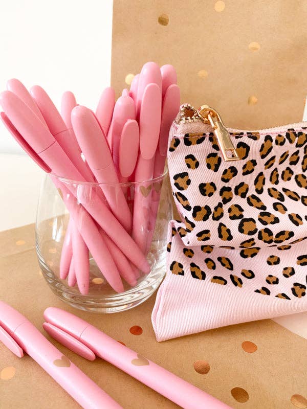 STATIONERY & GIFT - Wholesale Pen - Pen | Roze met hart 3