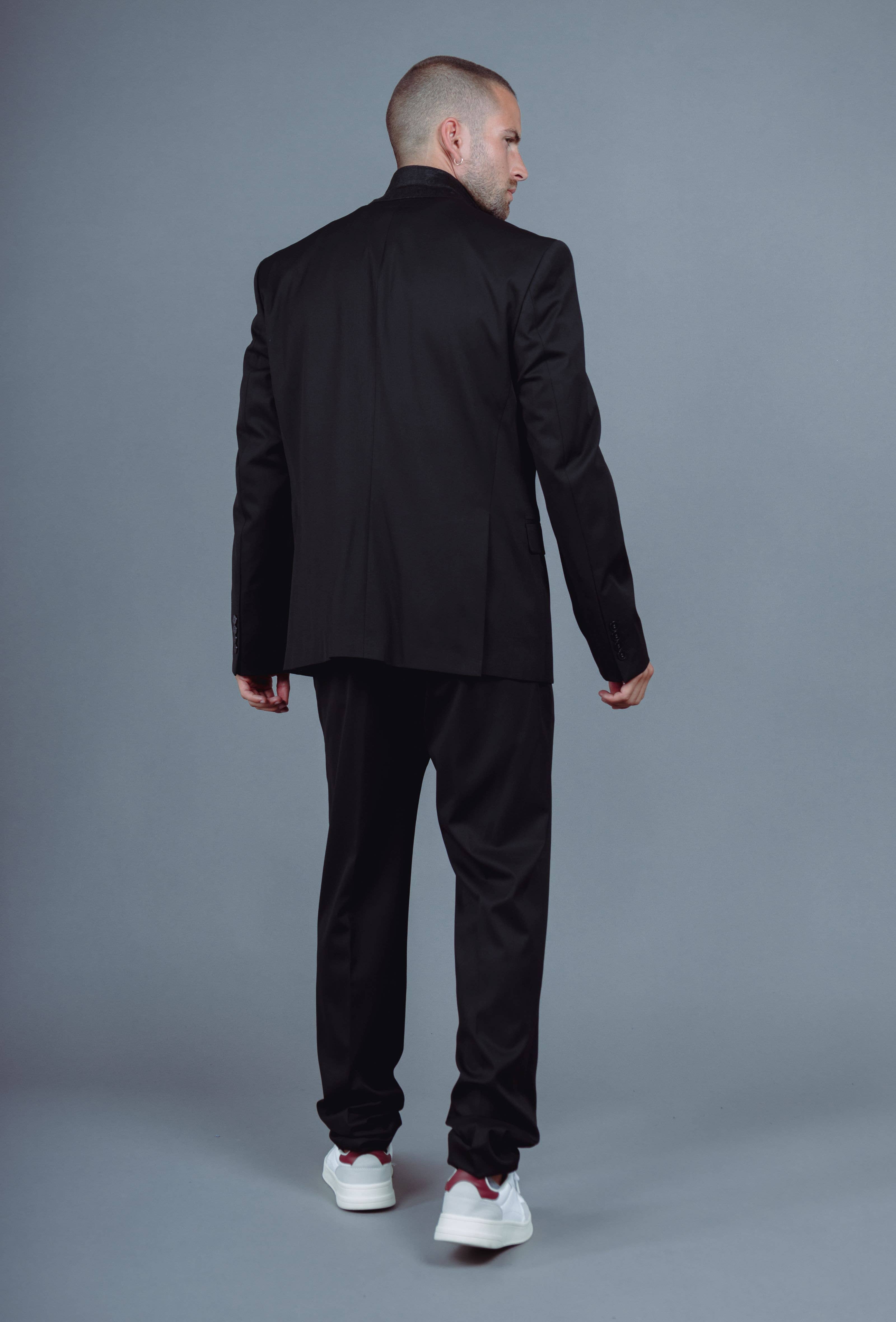 MACKTEN - Wholesale Suit Set - Men's - Black men's suit3