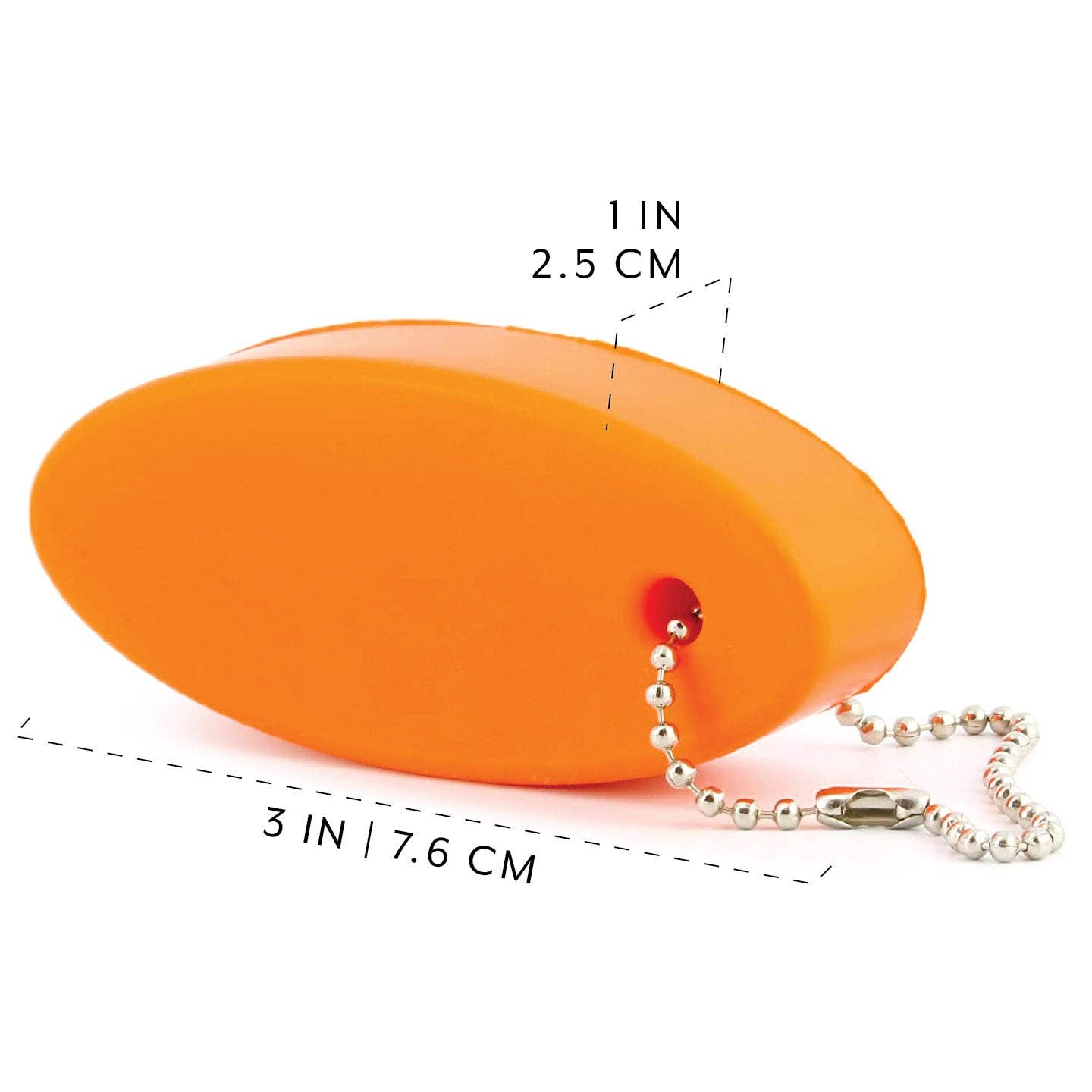 Kurated Korner - Wholesale Keychain - Unisex - Cornucopia Orange Foam Floating Key Chain (2pk)2