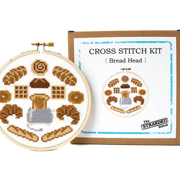 The Stranded Stitch – Material para bordar/ponto de cruz por atacado – Kit de ponto cruz de cabeça de pão3