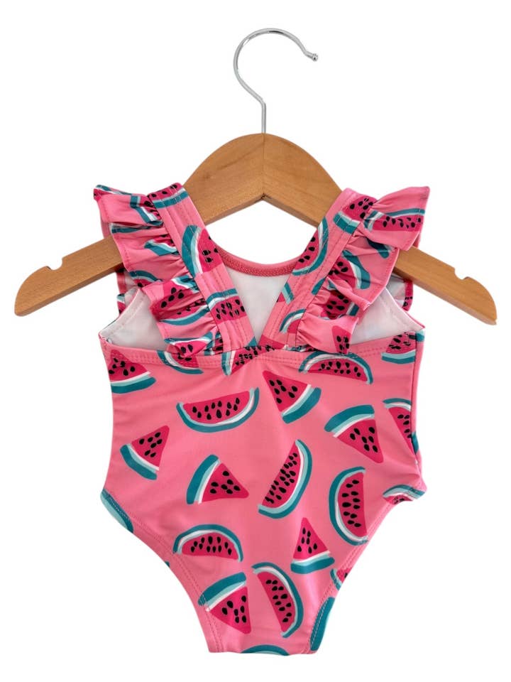 SIIX Collection - Wholesale One Piece Swimsuit - Kids - Watermelon / Monaco Swimsuit / UPF 50+