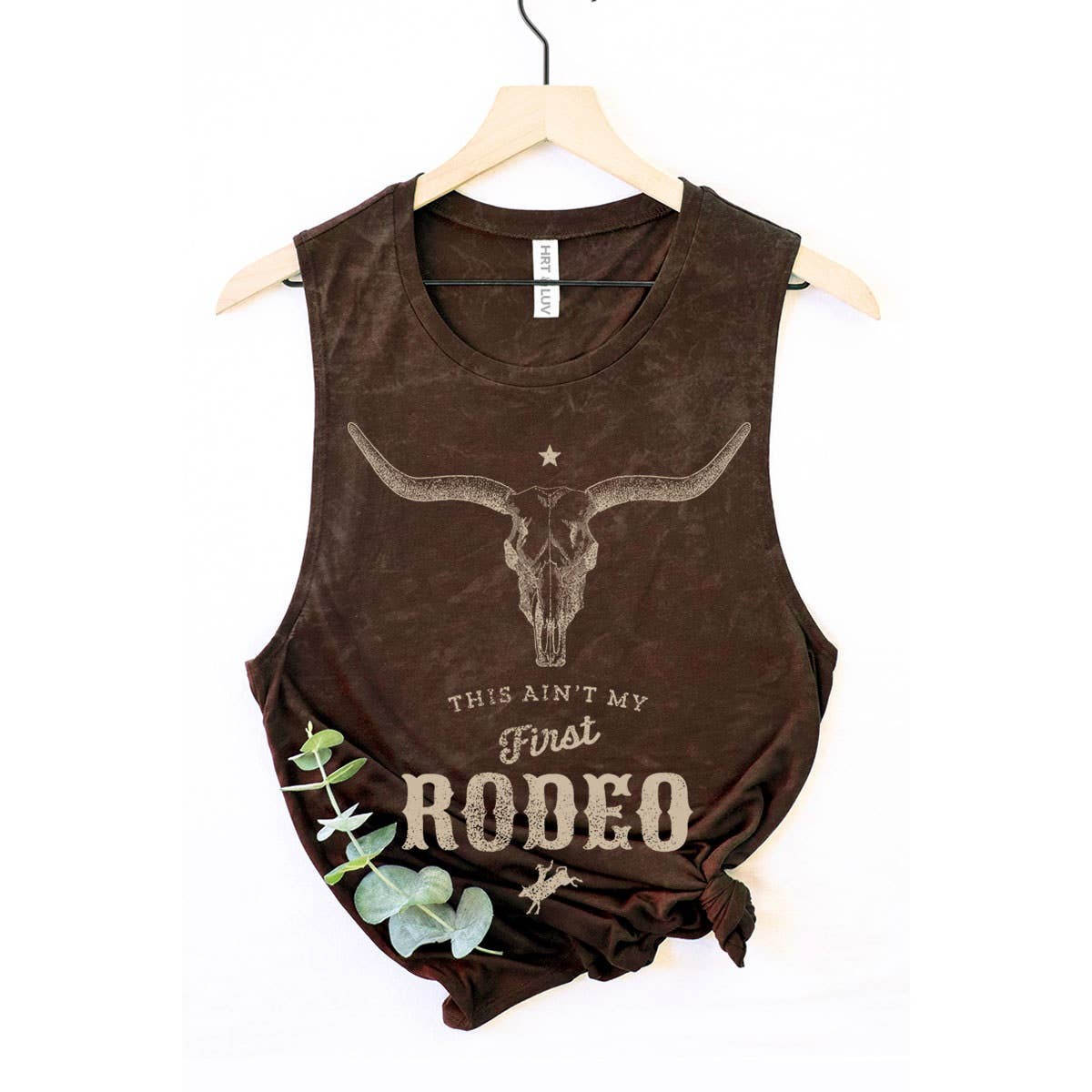 HRTandLUV - Wholesale Tank Top - Women's - THIS AINT MY FIRST RODEO MINERAL GRAPHIC TANK TOP1