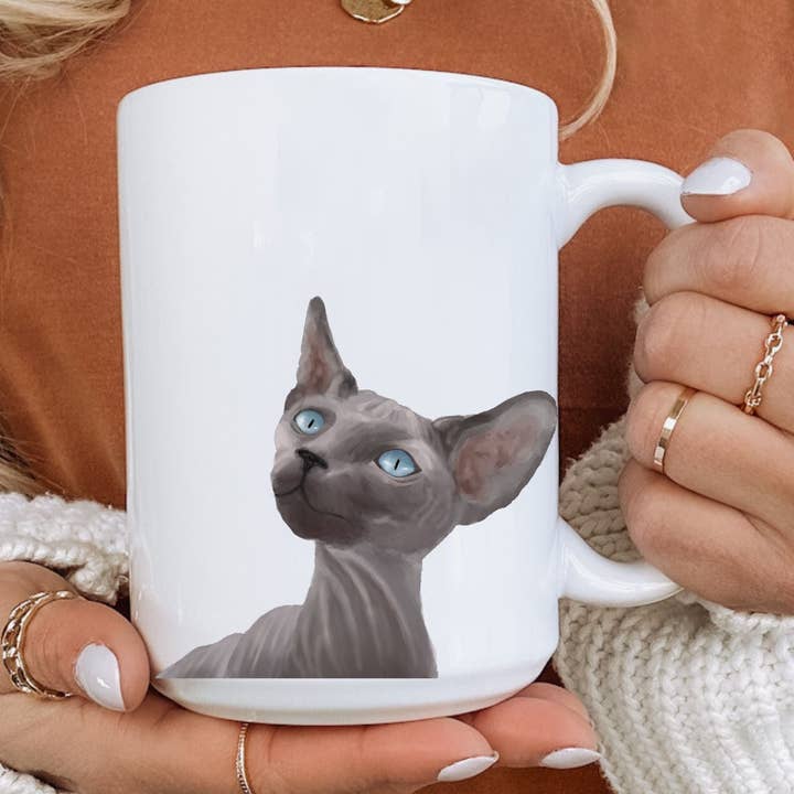 MerikaArt - Venta al por mayor Taza - Taza de Gato Esfinge0