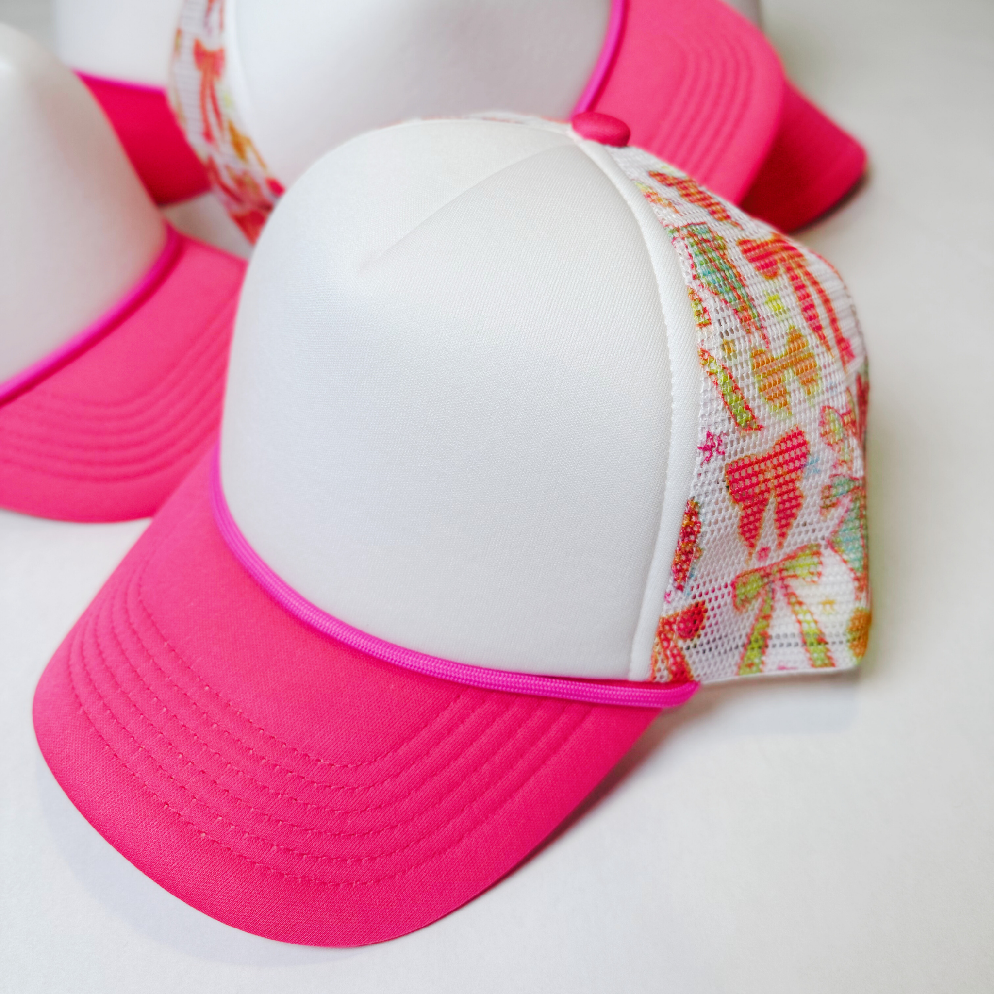 TEELUX - Wholesale Trucker Hat - Unisex - TEELUX - BOW TRUCKER HAT BLANK -  Neutral brown5