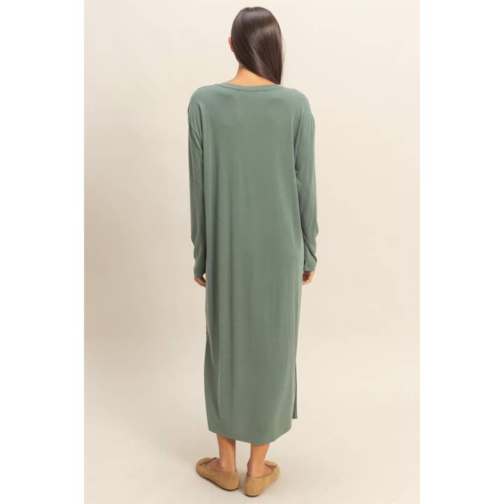 Double Zero - Wholesale Dress - Women's - Casual Midi Dress3