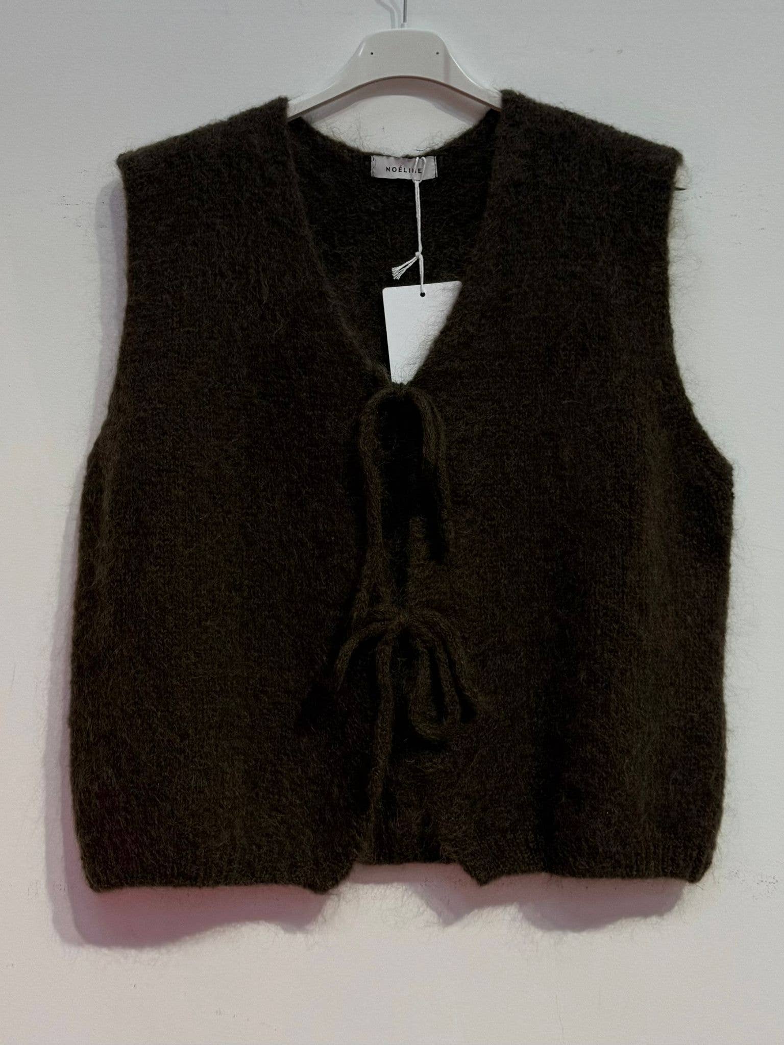 NOELINE - Vente Pull en maille – femme - Gilet en mohair et laine 76777