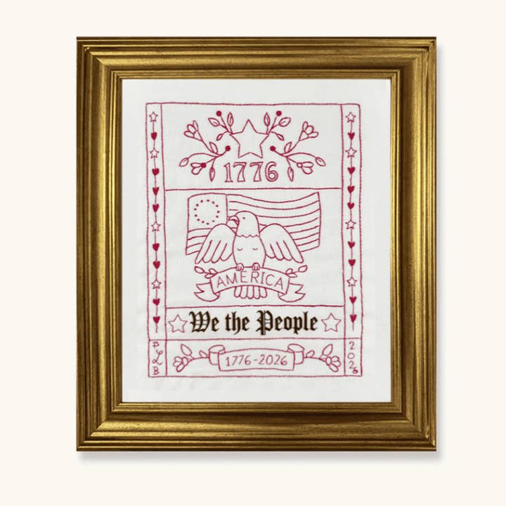 Kit de Bordado Amostra do 250.º Aniversário dos EUA por atacado de THE POSY COLLECTION