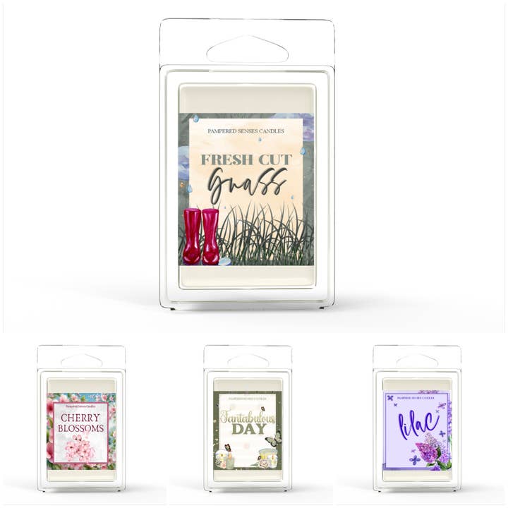 Pampered Senses Candles Spring Wax Melts for wholesale by Pampered Senses Candles