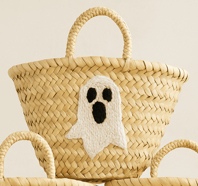 High crafty – wholesale Decal – Party decorations – Personalized Halloween Straw Basket – Custom Name Trick or T11