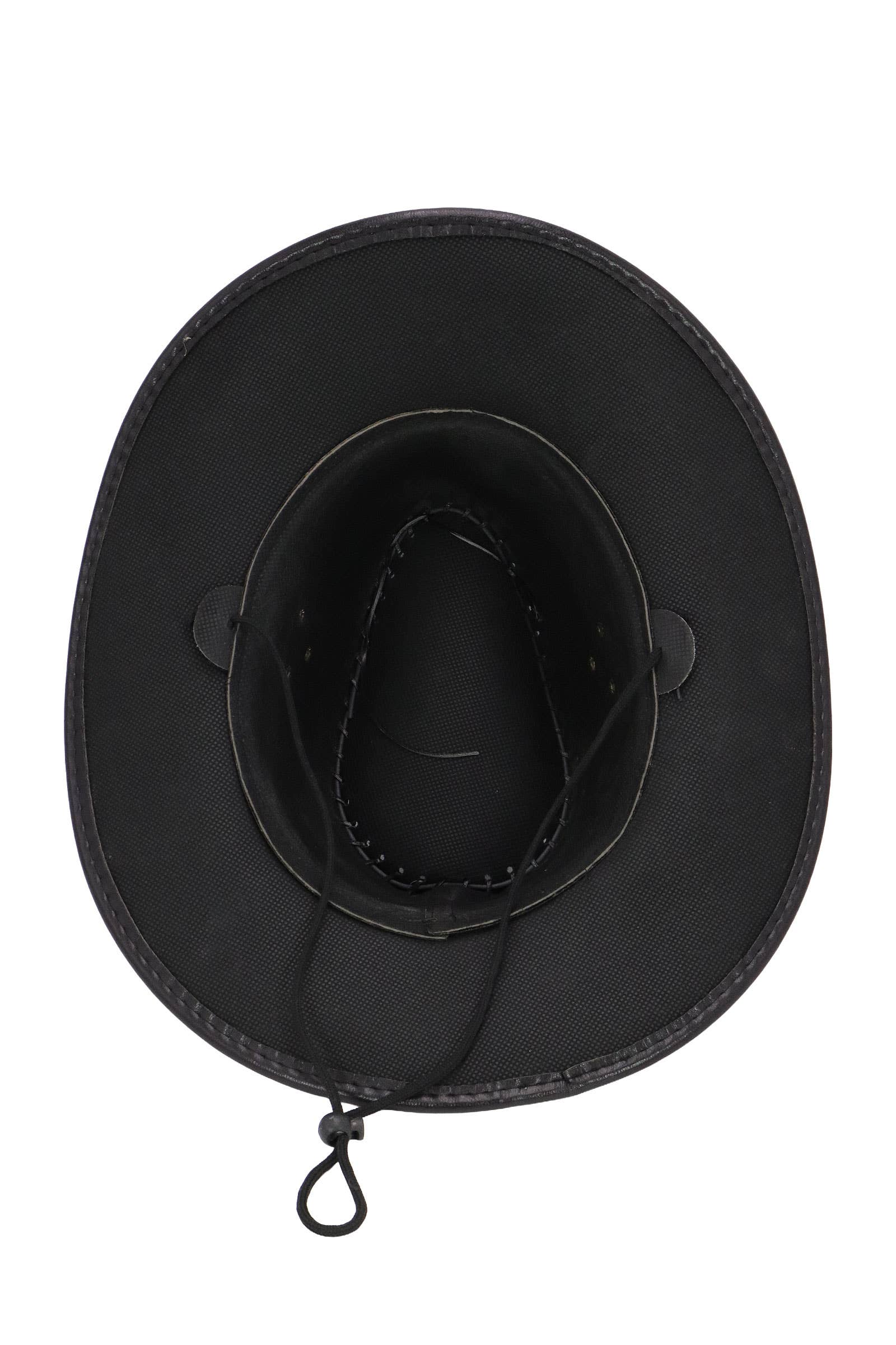 Cap Zone - Wholesale Cowboy Hat - Unisex - Braided Vegan Leather Cowboy Hat11