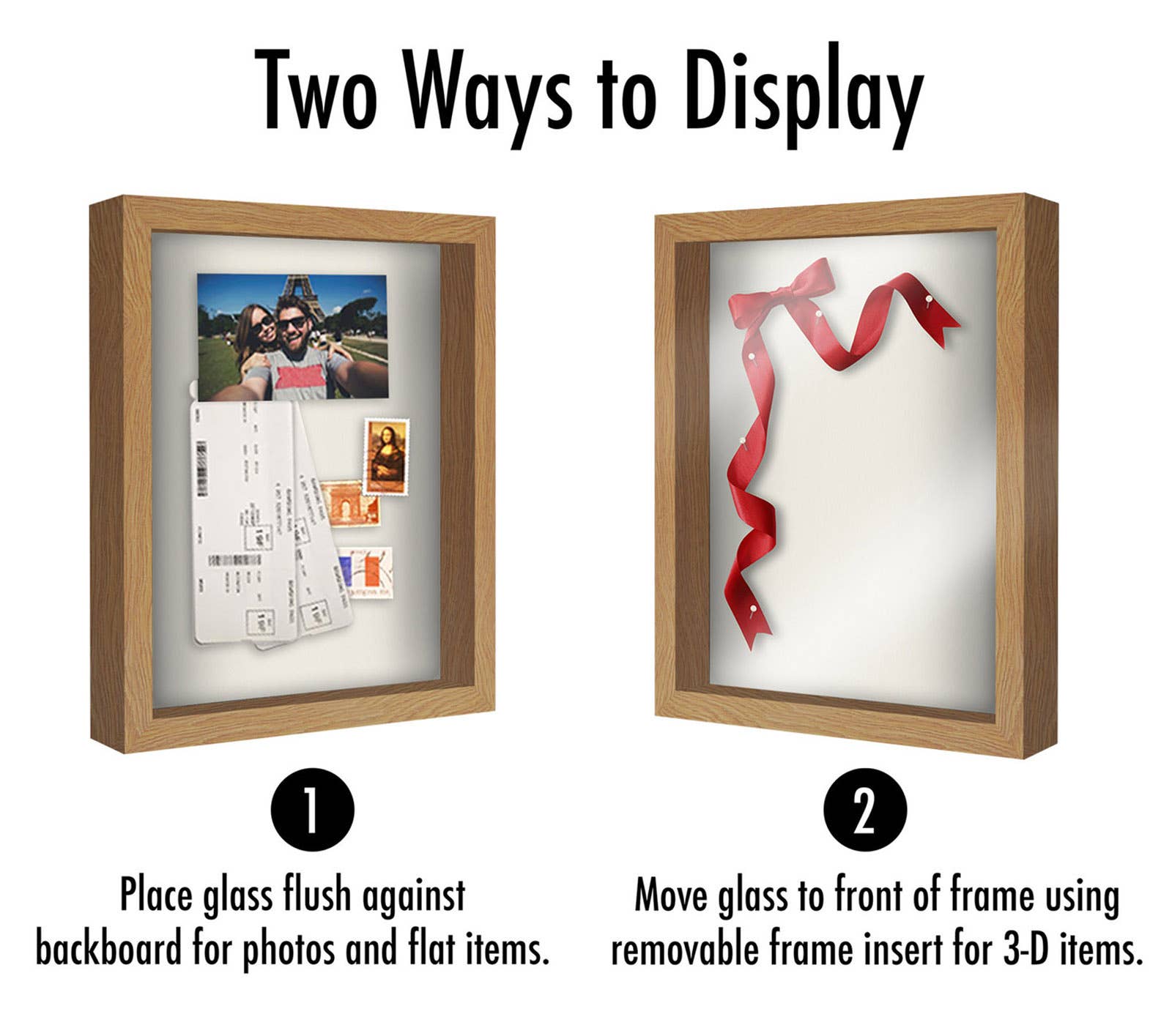 Americanflat - Wholesale Picture Frame - Americanflat Shadow Box Frame with Box Molding55