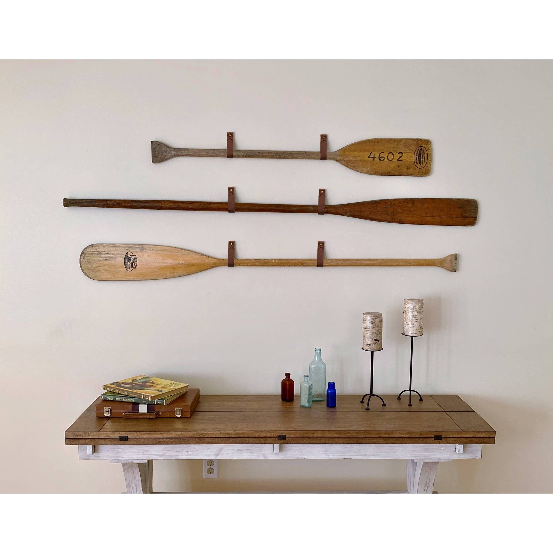 Keyaiira – Gancho de parede por atacado – Suportes de haste de cortina de couro [extremidade plana]6