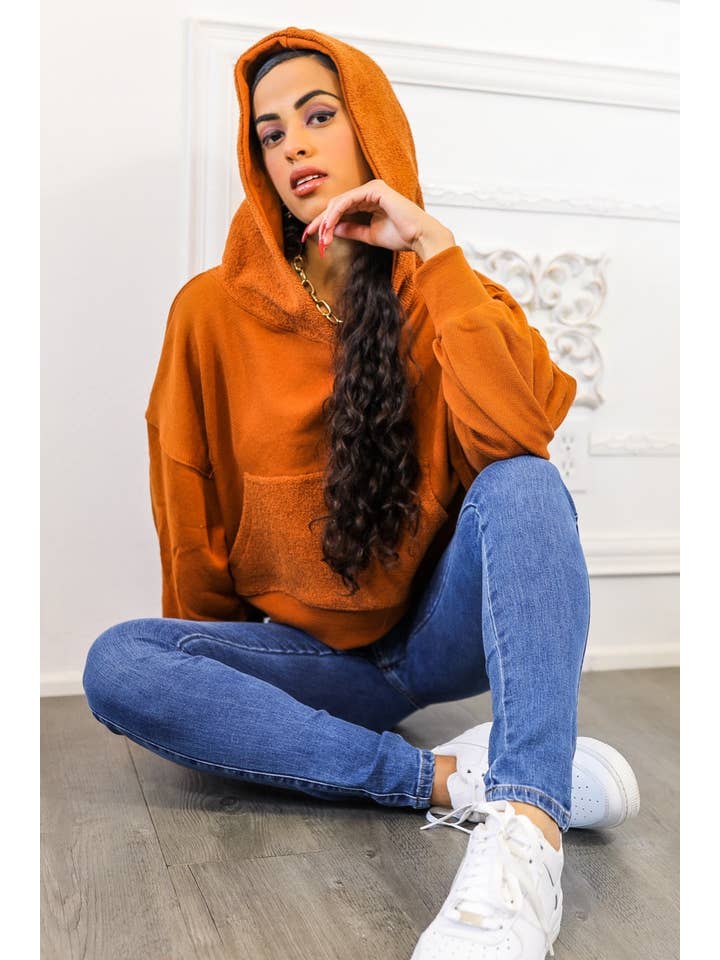 SurelyMine - Wholesale Hoodie - Women's - French Terry Kangaroo Pocket Hoodie