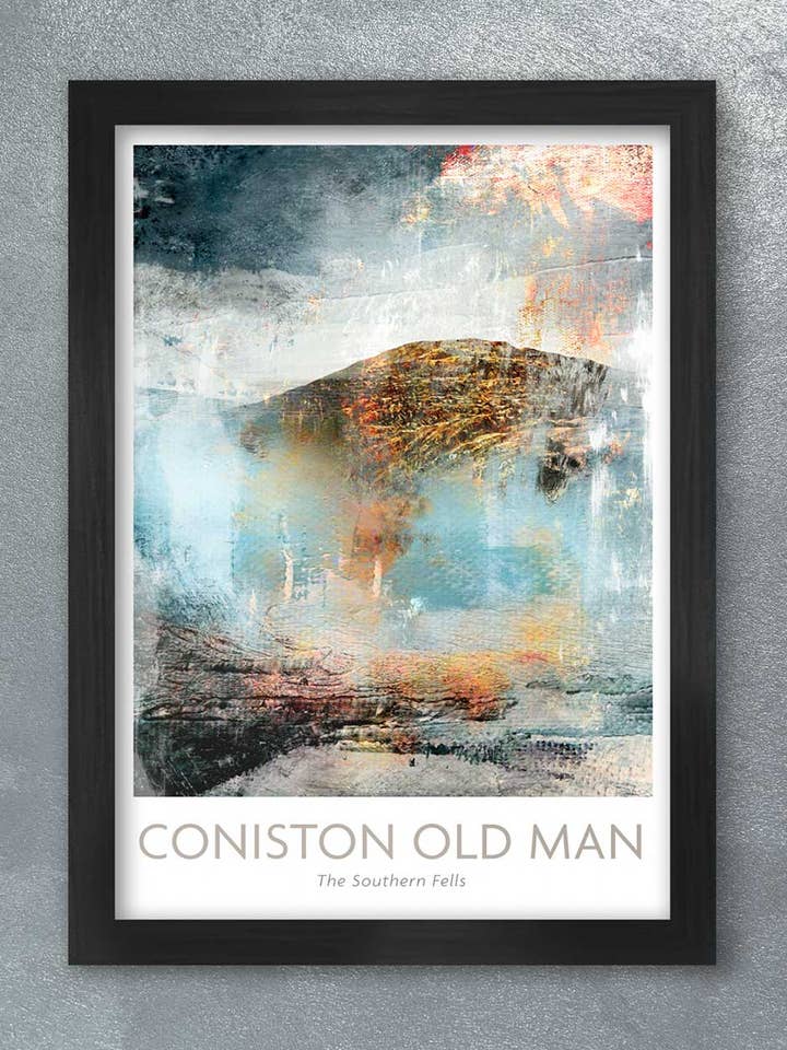 Coniston Old Man - Abstract Poster Print for wholesale by The Northern Line
