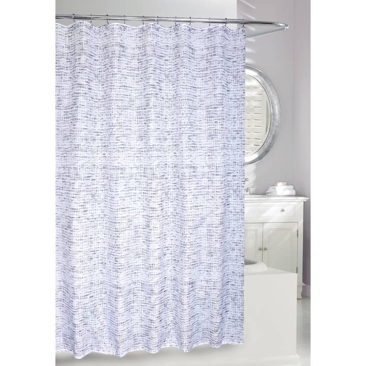OFF THE GRID SHOWER CURTAIN for wholesale by Moda at Home Enterprises, Ltd