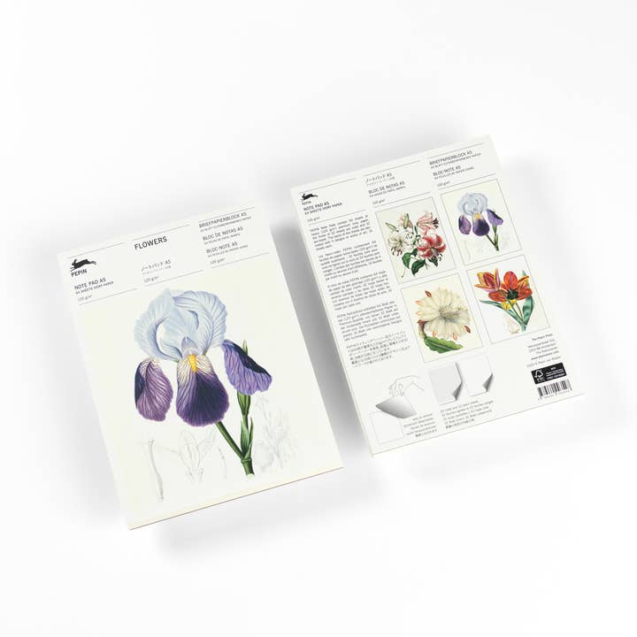 Blocco Note A5 Fiori & Carta da Scrittura per la vendita all'ingrosso da parte di Pepin Press
