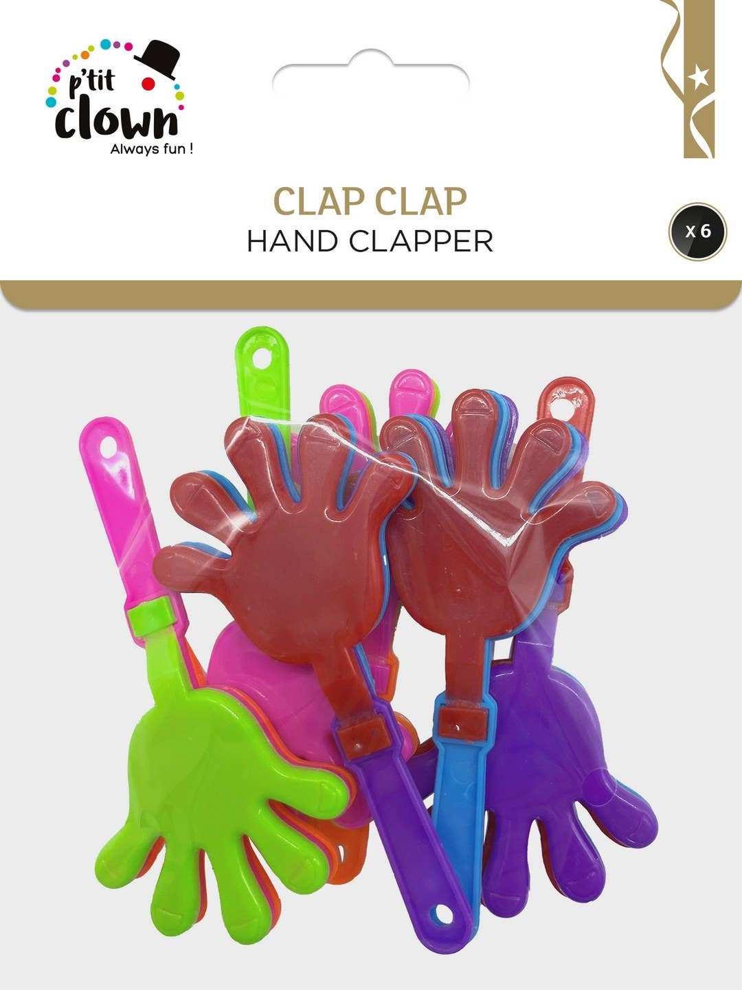 P'tit Clown - Wholesale Classic Toy - Kids - Clap Clap - X60