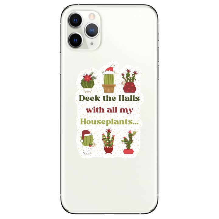 Juju and Moxie - Wholesale Sticker - Holiday Christmas Plant Funny High Quality Vinyl Sticker4