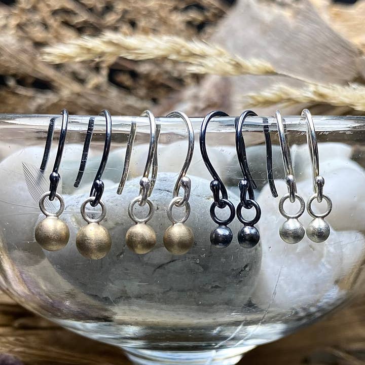Pebble Dangles for wholesale by Iris Noire Designs