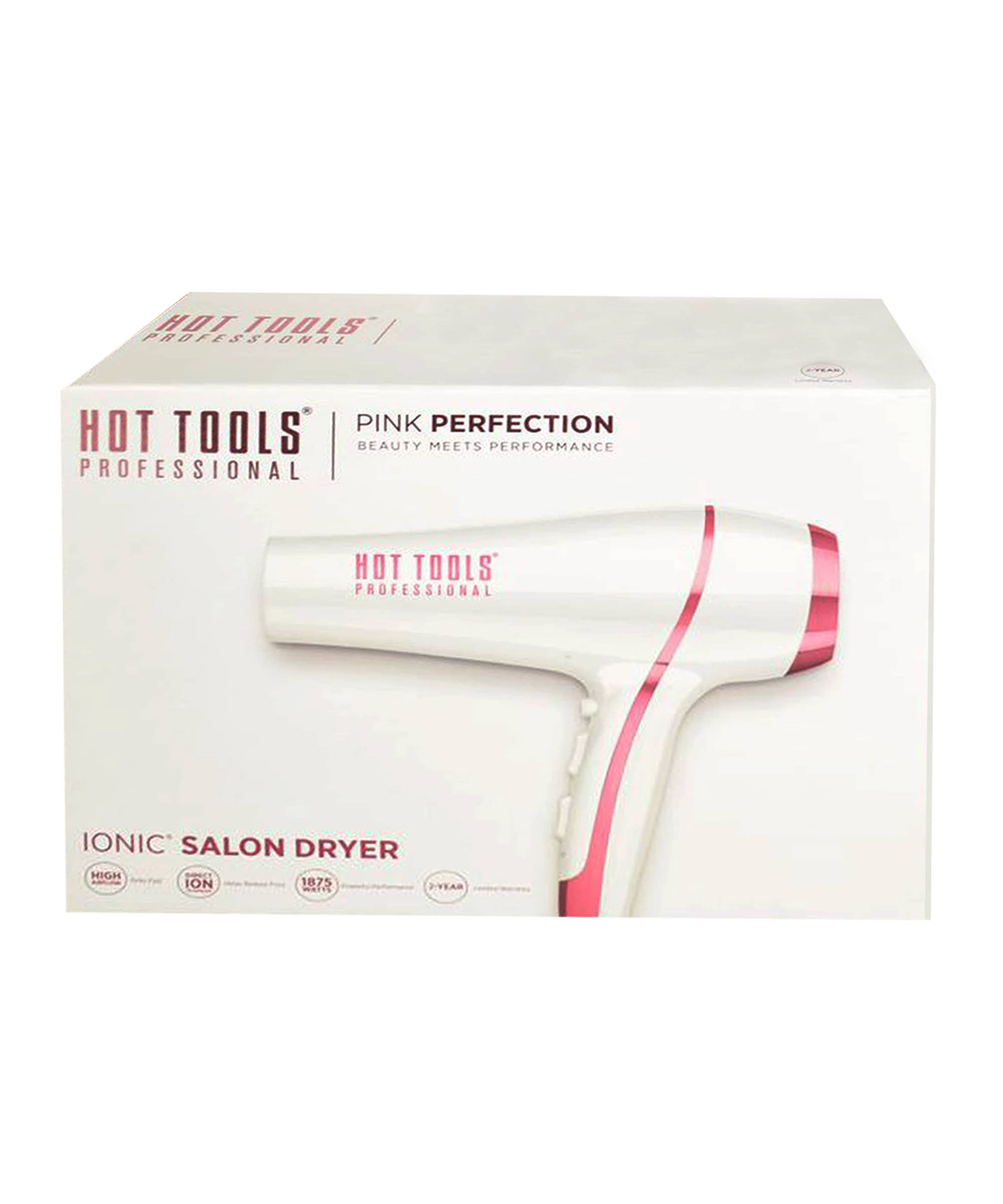 iTech361 - Vente Sèche-cheveux - Hot Tools Séchoir à cheveux ionique professionnel 1875W, rose7