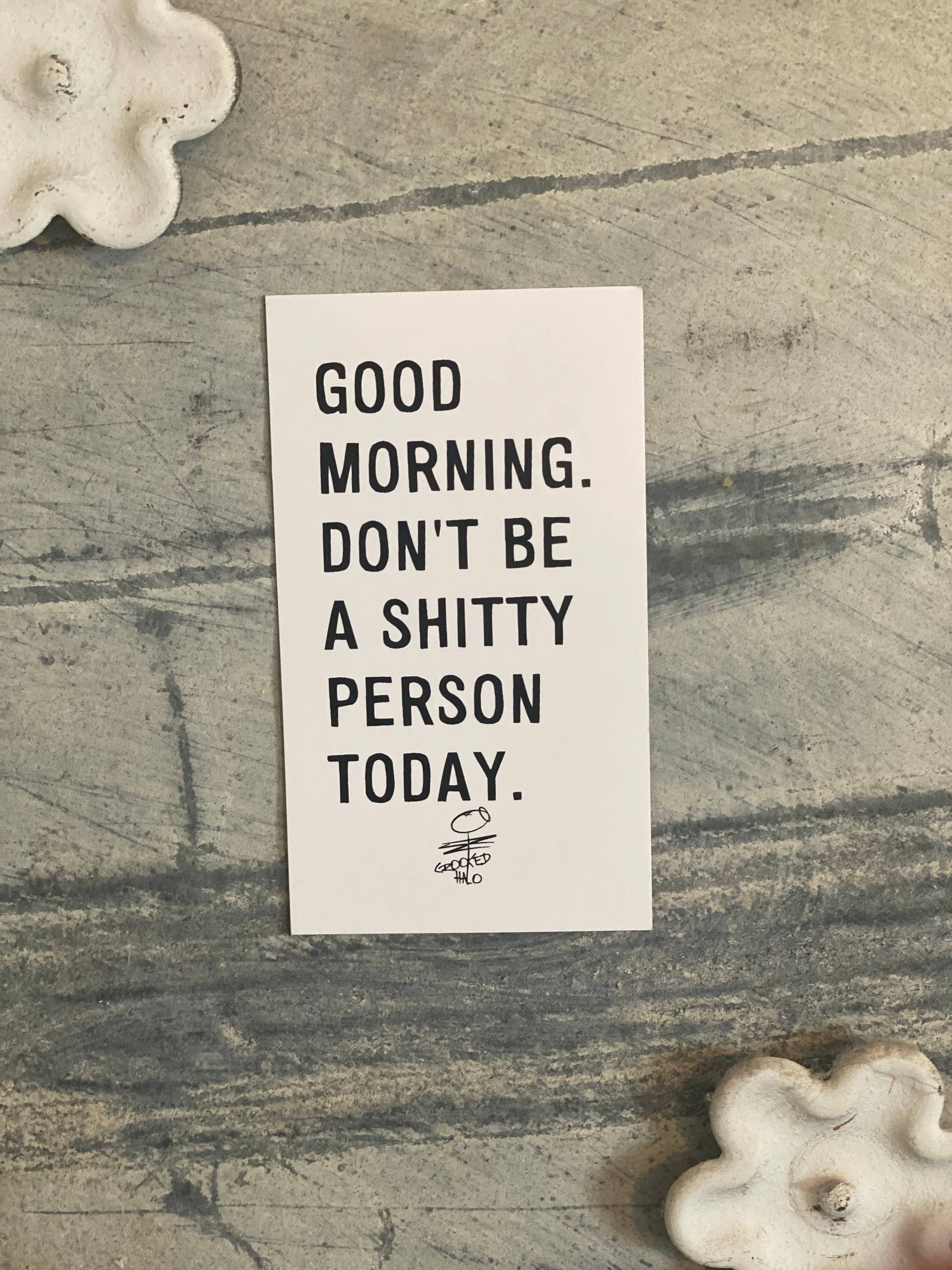 Crooked Halo – Engroshandel Magnet – Vær ikke en lort Person Magnet